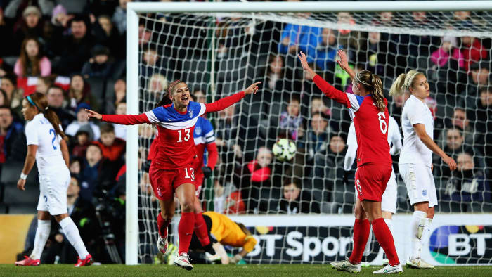 USWNT vs. England, February 13